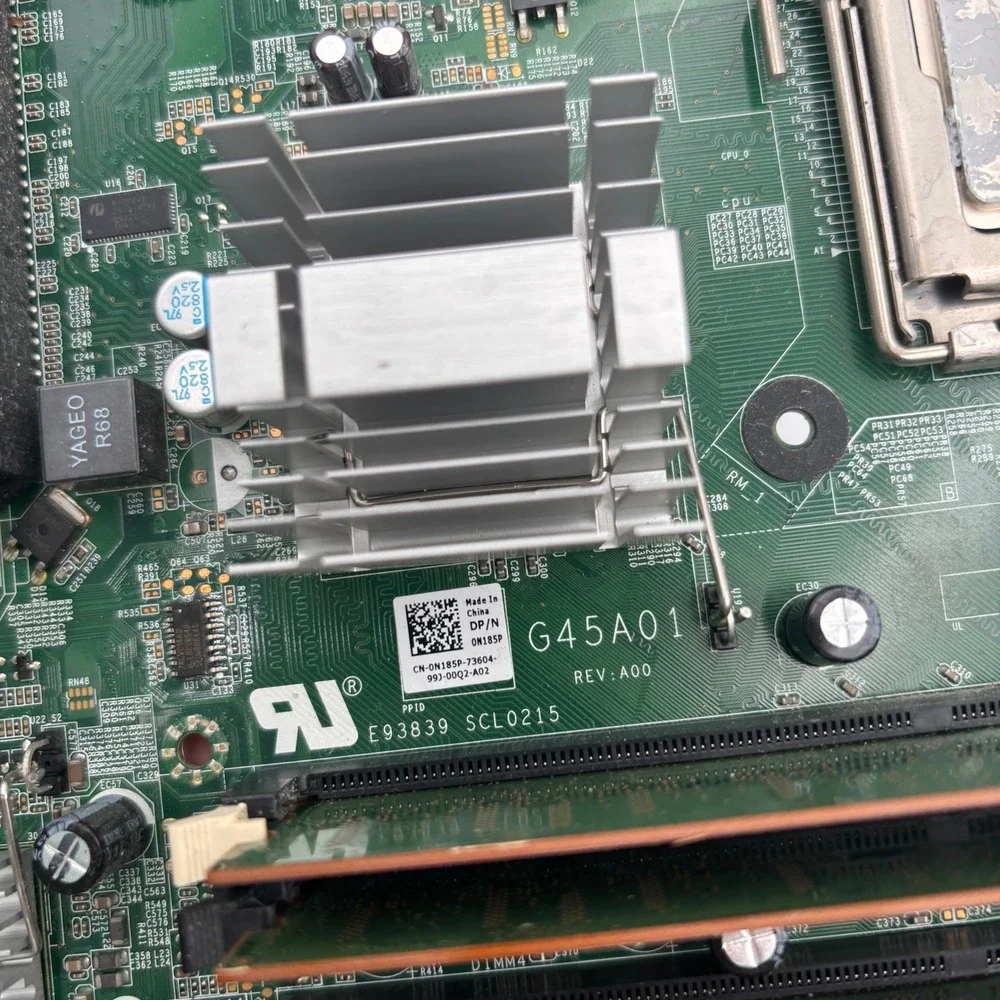 HP Motherboard 503362-001 531965-001 SFF LGA 775 Green Excellent DDR3 PC Part